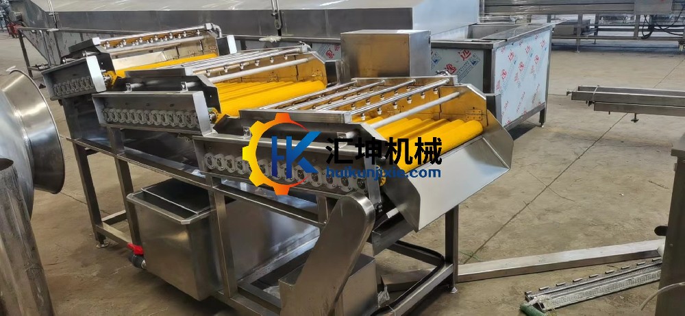 三段快裝毛輥除雜清洗機